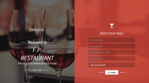 réalisation landing page responsive style restaurant réalisation landing page responsive style restaurant