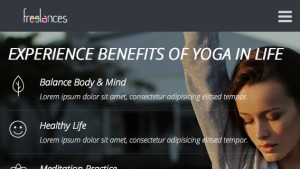 réalisation landing page responsive style yoga réalisation landing page responsive style yoga
